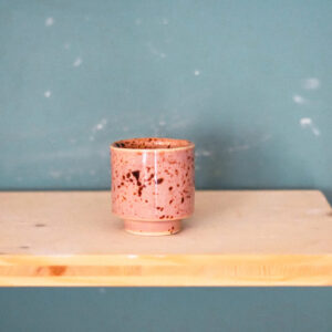 Tasse KAMO PM - rose Coline mouchetté marron