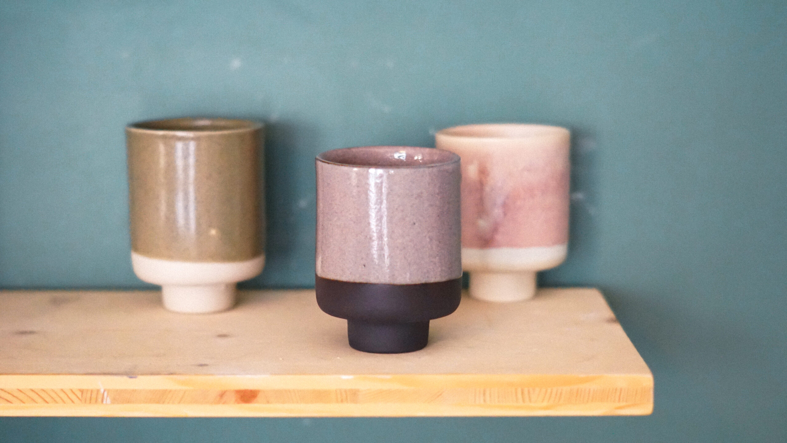 Tasse KAPPU GM - terre noire émail rose clair – Image 2
