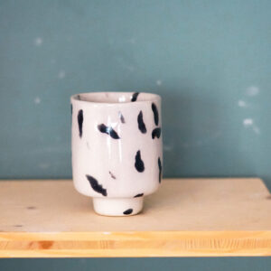 Tasse KAPPU GM - blanc tâches noires